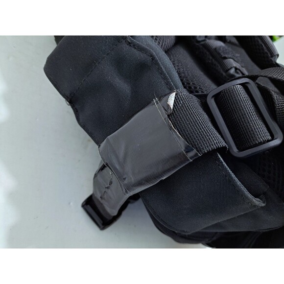 WOLFpak 45L Backpack Black Camping Hiking Gym Military Molle Hook Loop Wolfpack - Picture 15 of 16